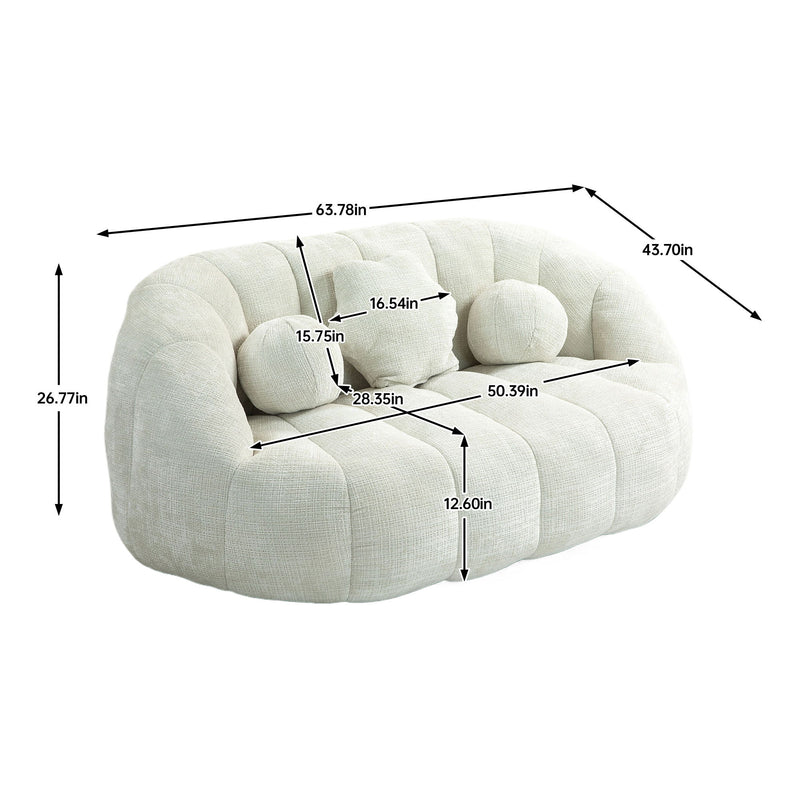 Bean Bag Lazy Sofa Durable Comfort Lounger High Back Bean Bag Chair Couch