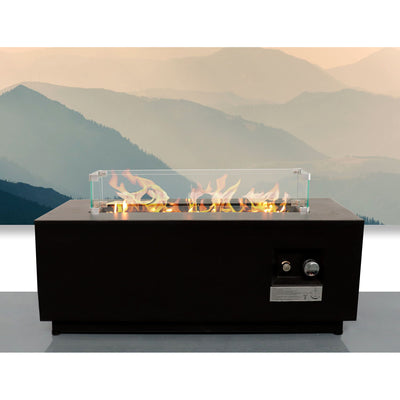 Outdoor Fire Pit Table With Lid, Fuel Versatility