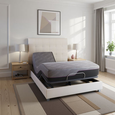 Renew - 11" King Size Flex Head Cooling Fast Responding Latex Foam Mattress - Gray