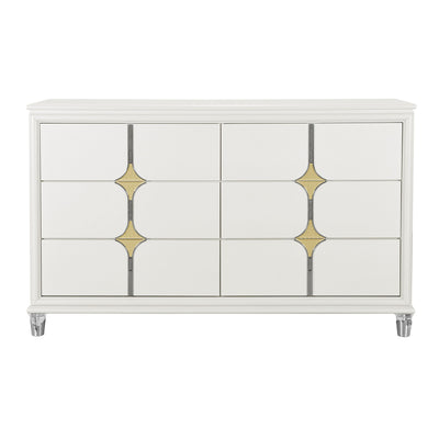 Uriuni - Dresser - Gold / White