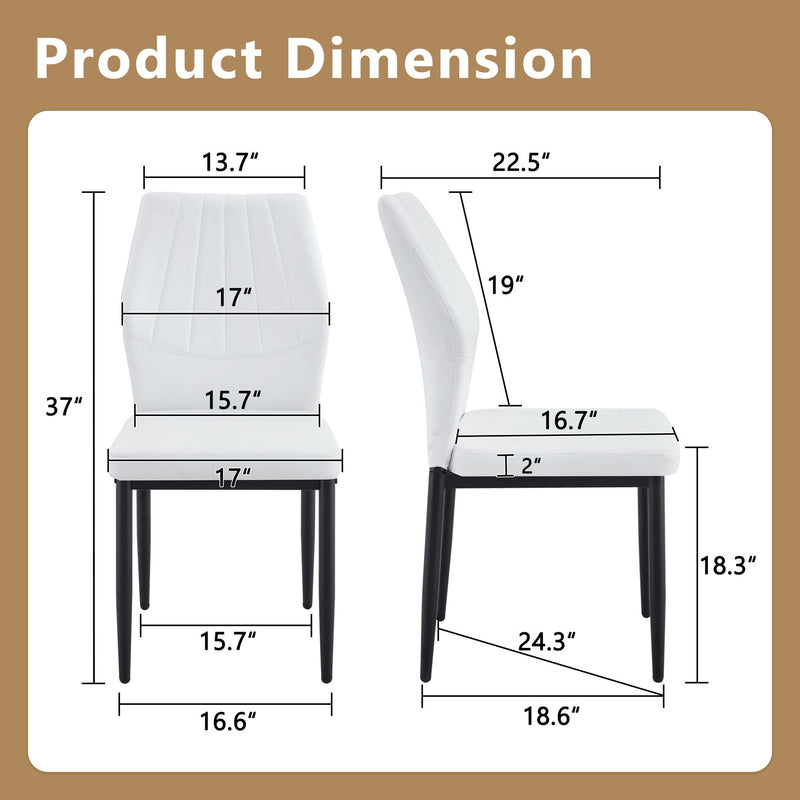 Dining Chairs With Shell Pattern, Comfort And Style