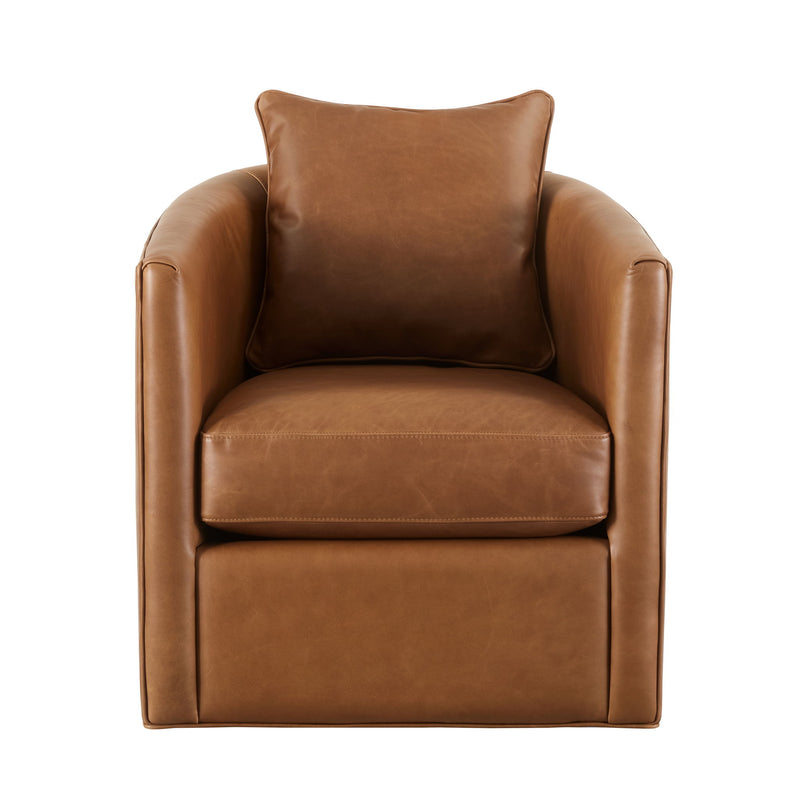 Jasmine - Swivel Accent Chair - Brown