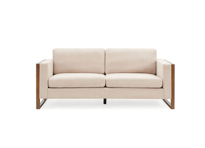 Modern Sofa With Solid Wood Legs, 3 Seater