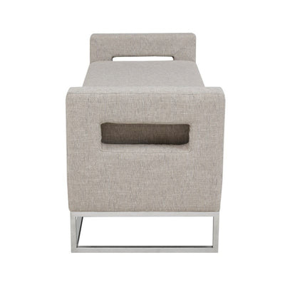 Crawford - Soft Close Storage Bench With Open Sides - Gray