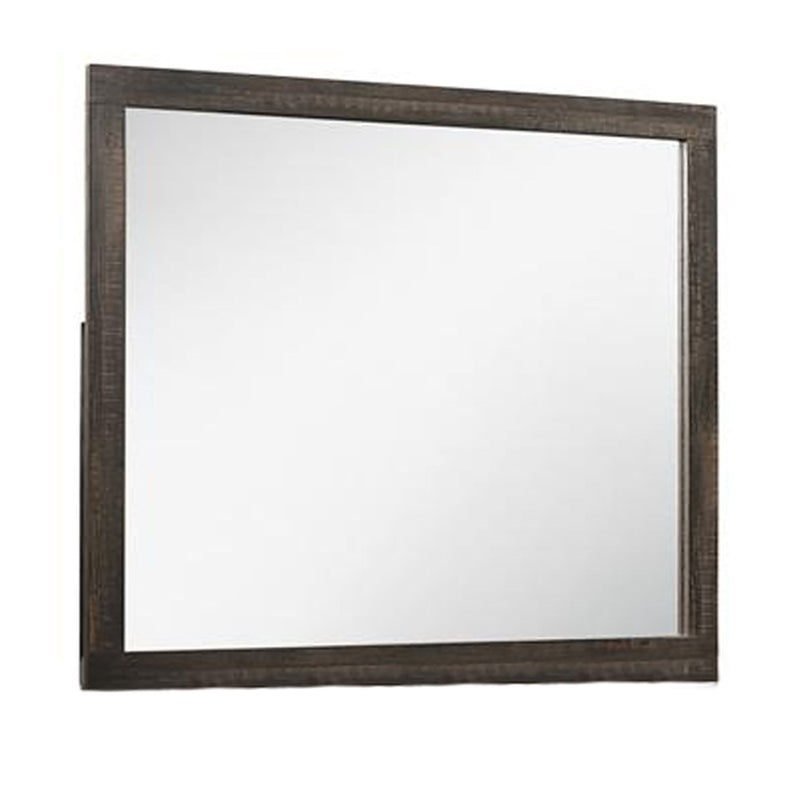 Monica - Mirror With Clean Lines - Dark Oak