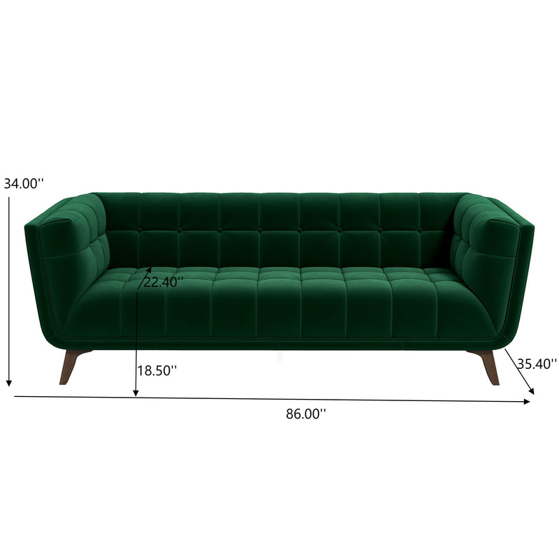 Addison - Mid-Century Modern Design Tufted Sofa