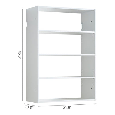 Devi - Wall Mounted Wood Closet System With Modular Design And Ample Storage