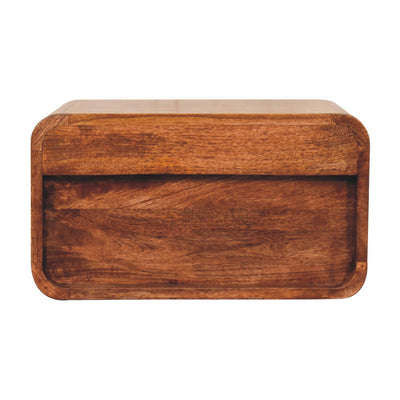 Curve Upper Slot Floating Nightstand