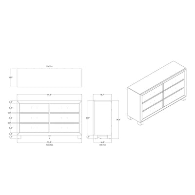 Rover - Dresser - Gray