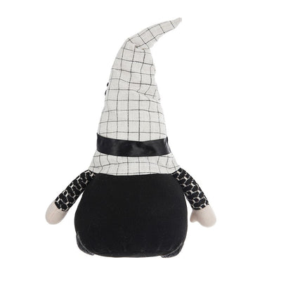 Sitting Gnome With Hat Spider, For Halloween Decor