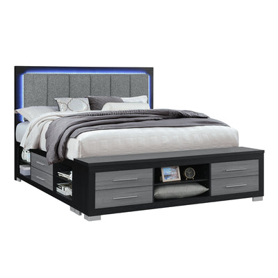 Emilia - Bed With Storage And LED Lighting