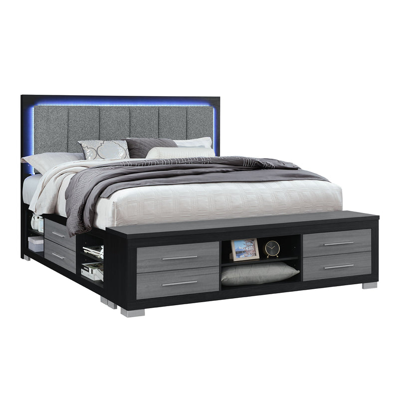 Emilia - Bed With Storage And LED Lighting