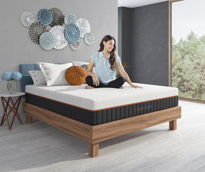 CopperCool 12" Hybrid Memory Foam Mattress