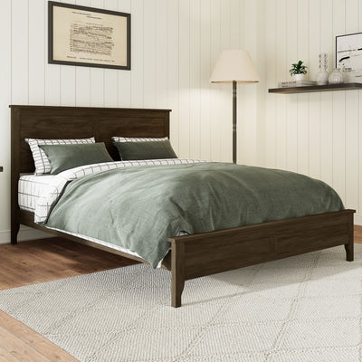 Modern Solid Wood Platform Bed