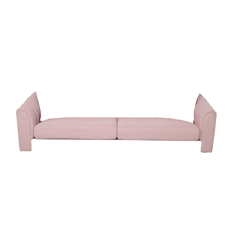 Contemporary 3 Seater Sofa With Plush Accents
