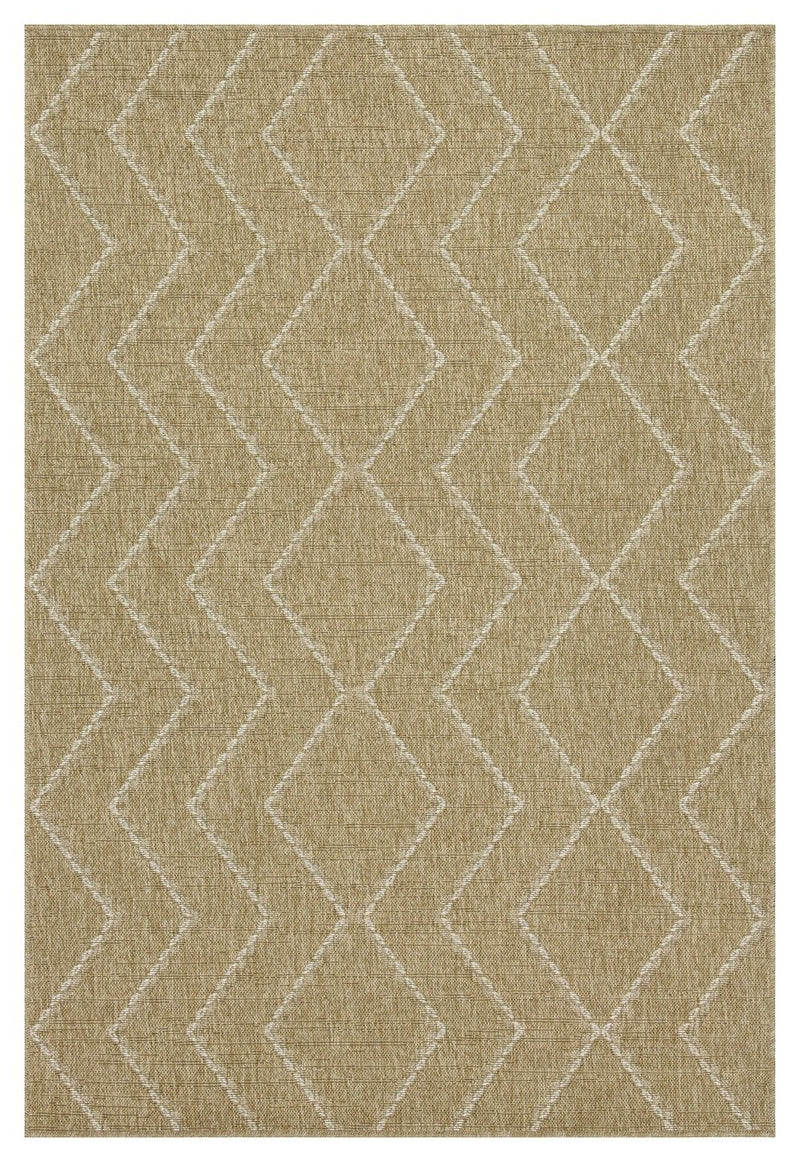 Earth - Indoor / Outdoor Area Rug - Jute / White