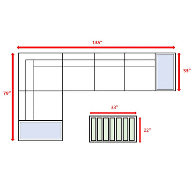 Sectional, Stylish Entertainment, Outdoor Living