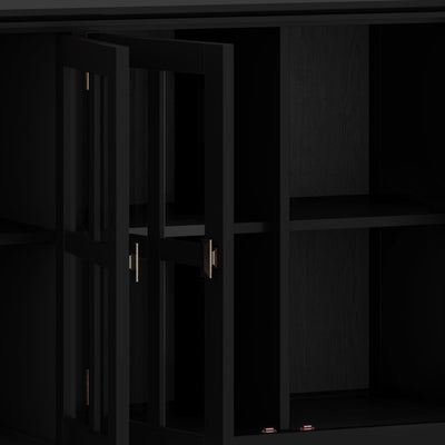 Artisan - Handcrafted Wide 4 Door Storage Cabinet