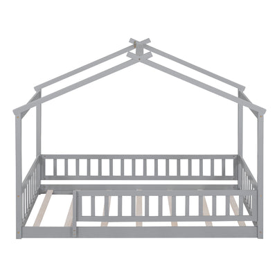 Bed House Bed Frame With Fence