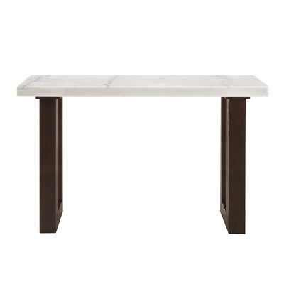 Edwyn - Natural Marble Top End Table