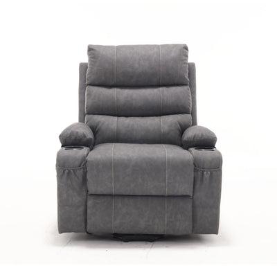 Large Size Electric Power Lift Recliner Chair Sofa With 8 Point Vibration Massage And Lumbar Heat