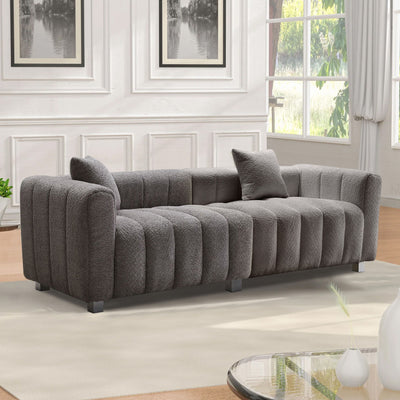 Modern 3 Seater Sofa With 2 Pillows