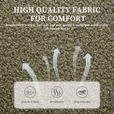 Mid Century Modern Loveseat Sofa With USB Ports, Removable Pillow Cover