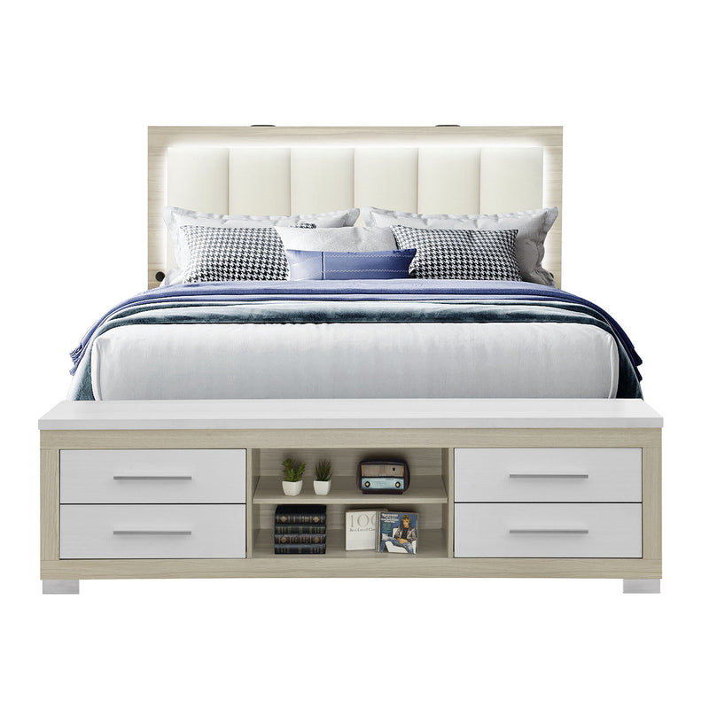 Messa - Bed With Storage Features And LED Lighting