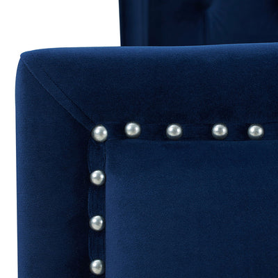 Marcella - Upholstered Shelter Headboard Bed Set