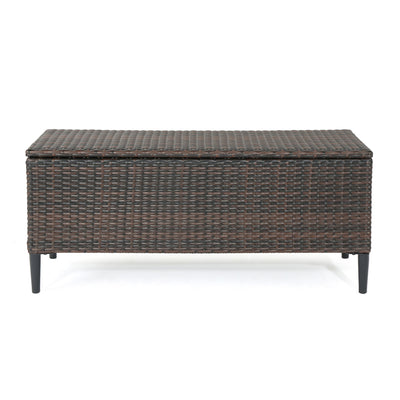 Rupert - Storage Unit Resin Wicker Outdoor