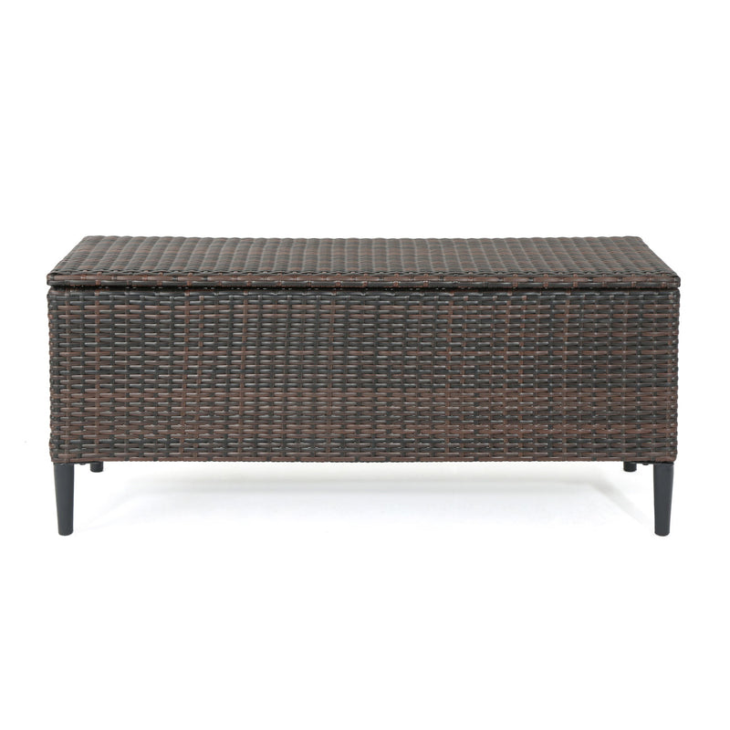 Rupert - Storage Unit Resin Wicker Outdoor