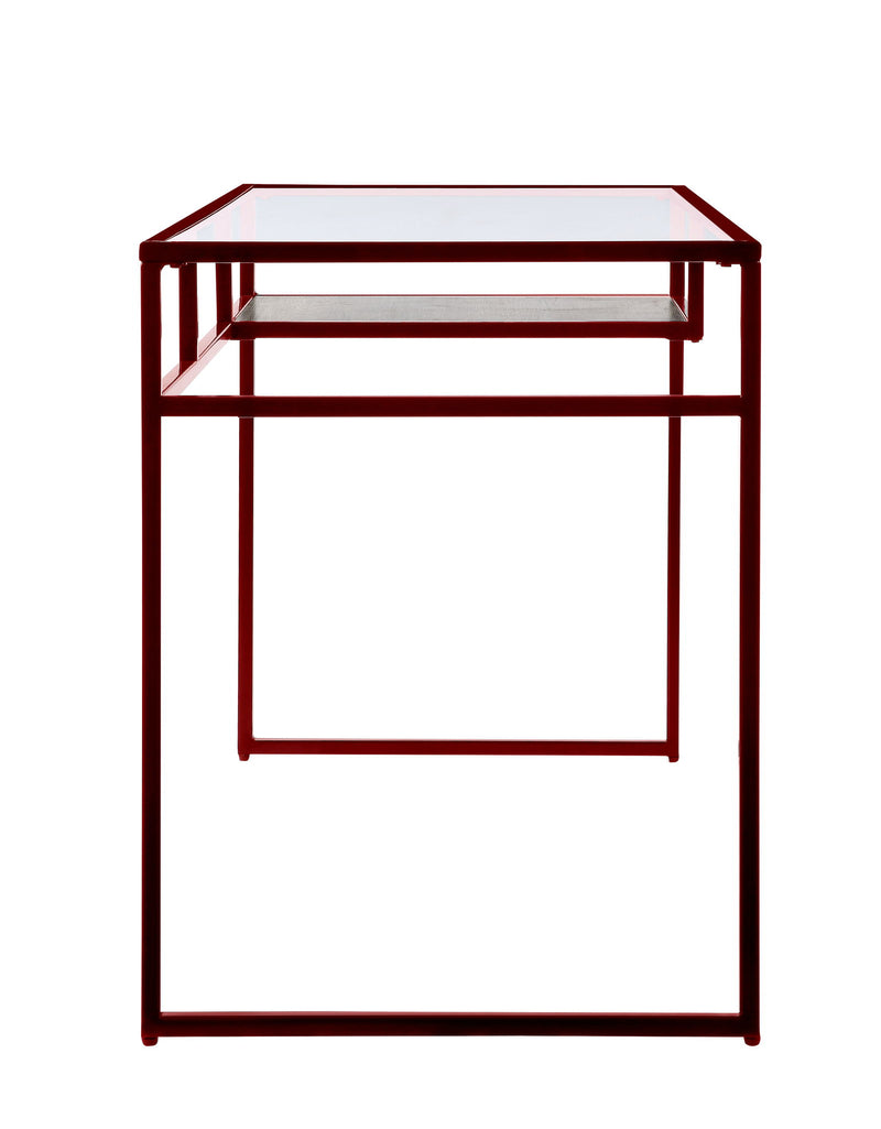 Yasin - Glass Top Writing Desk