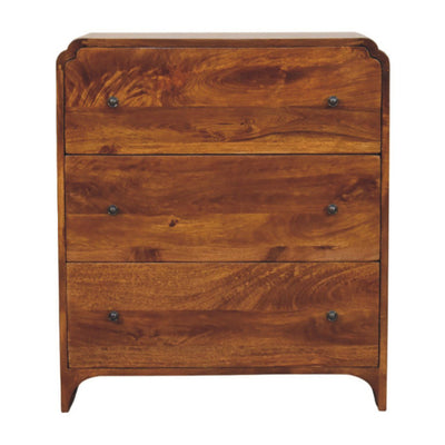 Newton - 3 Drawer Chest - Brown