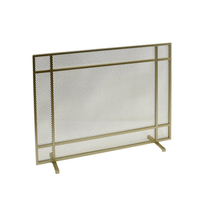 Elegant Iron Fire Screen For Fireplace Protection