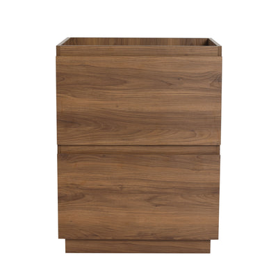 Modern Freestanding Bathroom Vanity Cabinet With Double Drawer