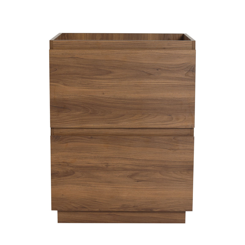 Modern Freestanding Bathroom Vanity Cabinet With Double Drawer