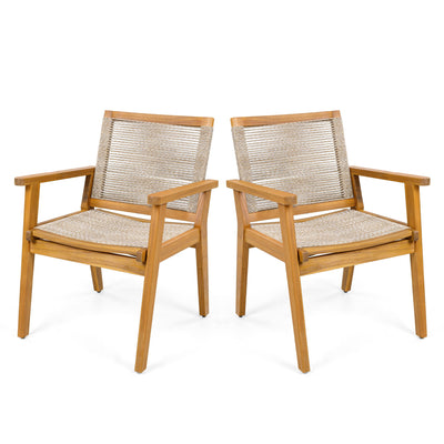 Outdoor Rope Dining Chair (Set of 2)