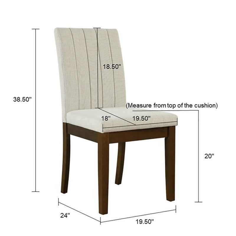 Modern Upholstered Dining Chair (Set of 2)