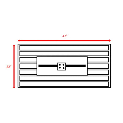 Outdoor Fire Pit Table With Lid - Dark Gray