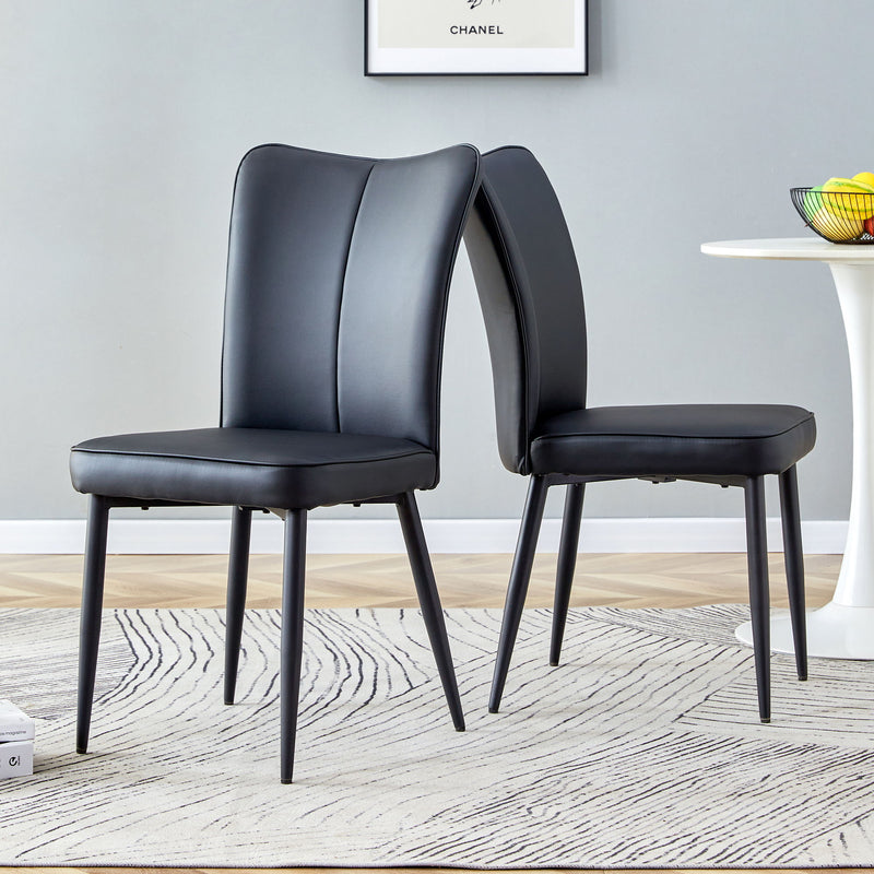 Minimalist Style Minimalist Dining Chairs With Metal Legs