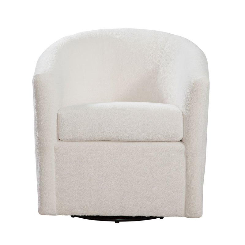 Oaklynn - Barrel Style Swivel Accent Chair