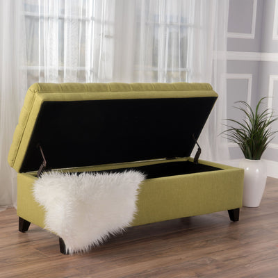 Juliana - Storage Ottoman With Birch Legs