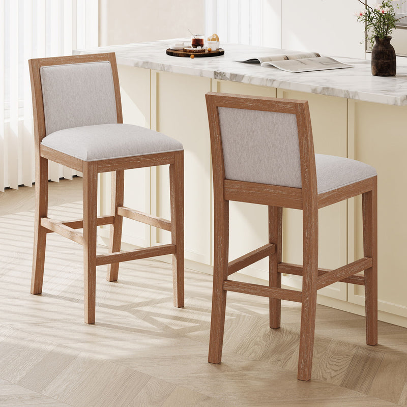 Upholstered Barstools (Set of 2)