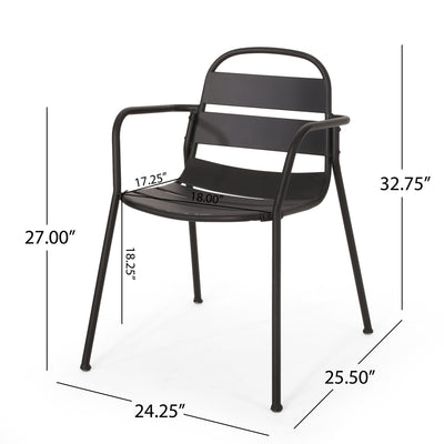 Terra Nova - Bistro Set - Matte Black