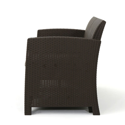 Outdoor Wicker Club Chair With Water Resistance