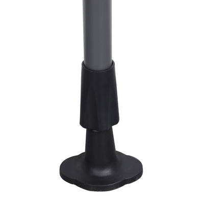 Manual Retractable Patio Awning, UV Resistant Polyester Sun Shade With No Drill Installation