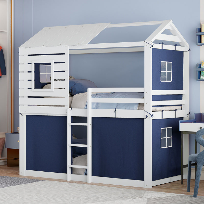 Bunk House Bed With Tent