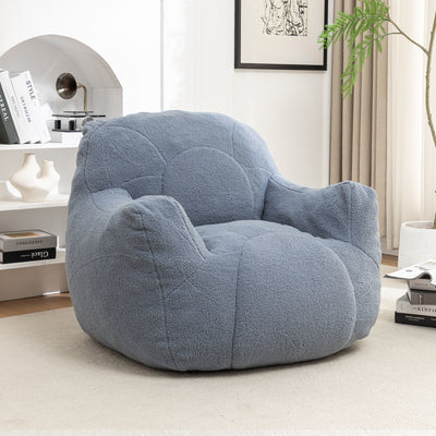 Comfy Bean Bag Chair With Filler, Fluffy And Cozy Seating