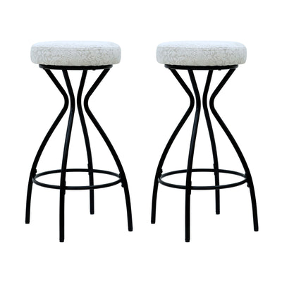 Modern Backless Bar Stools For Kitchen Island (Set of 2)