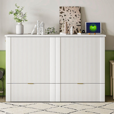 Murphy Bed With Drawer And A Set Of Sockets & USB Ports, Pulley Structure Design